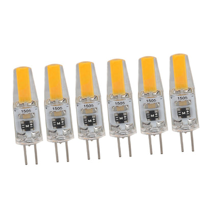 6Pcs G4 Light Bulb Dimmable 2W 180lm LED Bulb for Table Lamp Wall Lamp Chandelier Replacement 120V V1294-YM0521-3119220178611