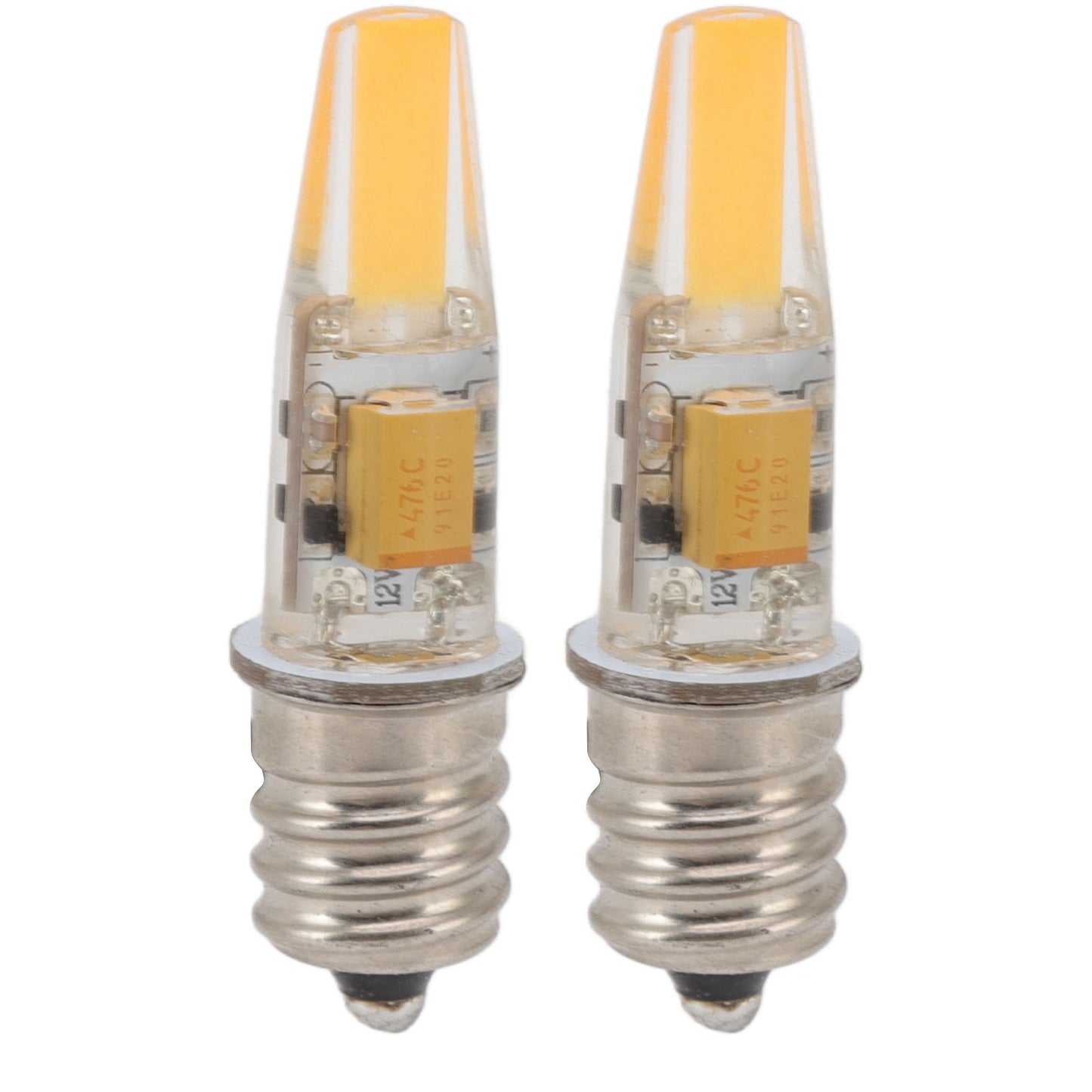 2pcs 2W 12V E12 LED Bulb Energy Saving Power Saving Candelabra Bulb Warm Light Light Bulb V1294-YM0521-3119220181111