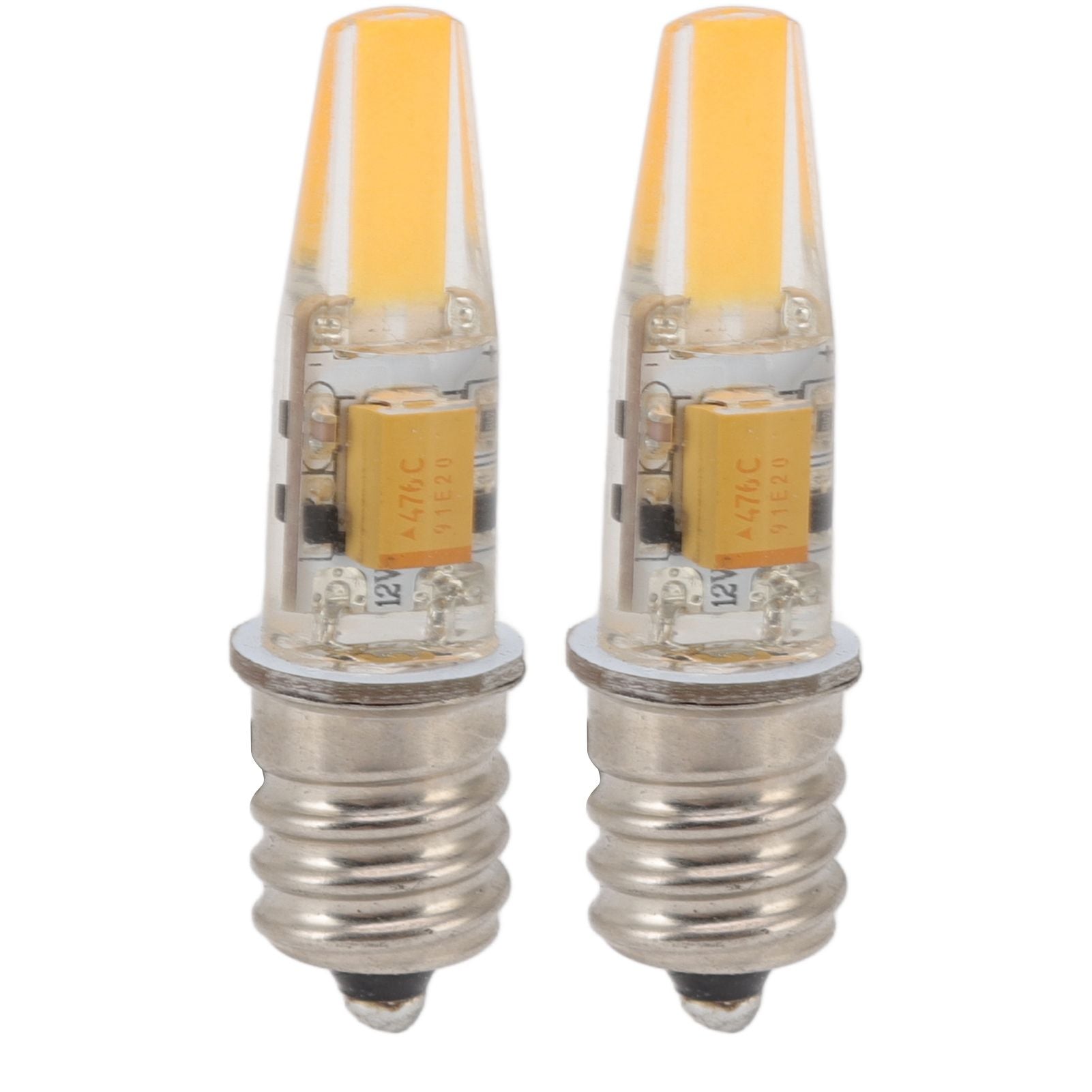 2pcs 2W 12V E12 LED Bulb Energy Saving Power Saving Candelabra Bulb Warm Light Light Bulb V1294-YM0521-3119220181111