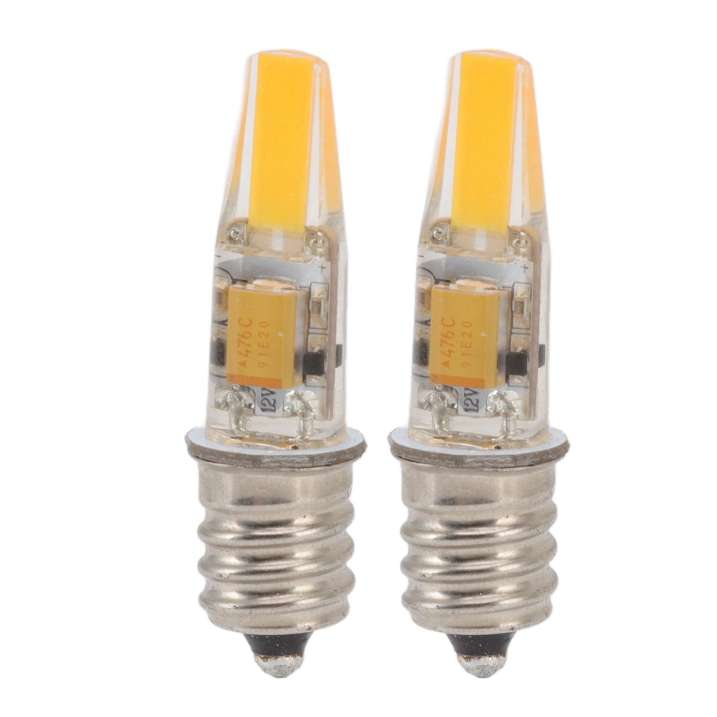 2pcs 2W 12V E12 LED Bulb Energy Saving Power Saving Candelabra Bulb Warm Light Light Bulb V1294-YM0521-3119220181111