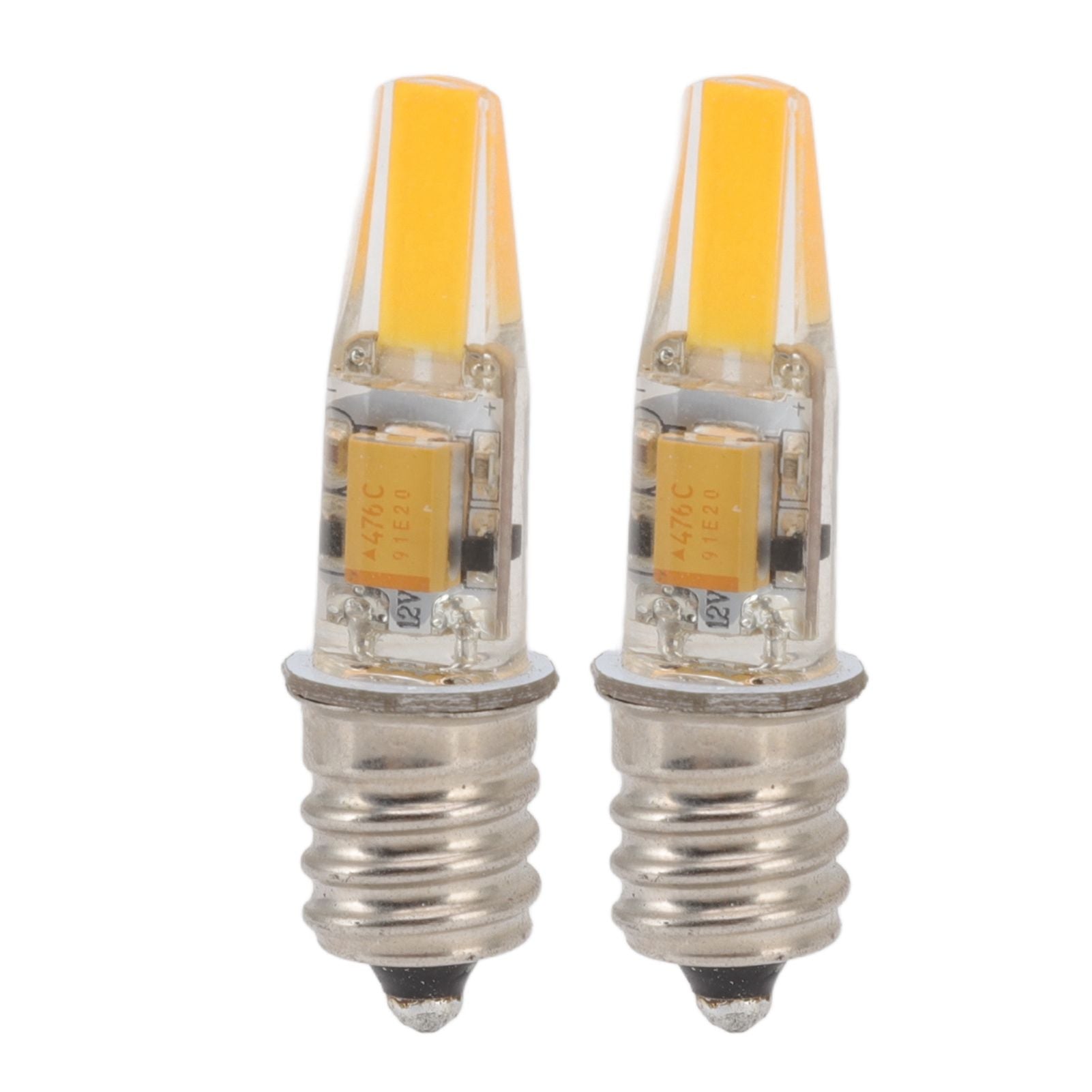 2pcs 2W 12V E12 LED Bulb Energy Saving Power Saving Candelabra Bulb Warm Light Light Bulb V1294-YM0521-3119220181111