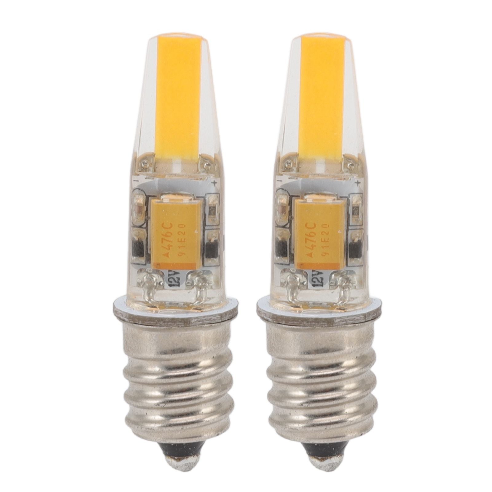 2pcs 2W 12V E12 LED Bulb Energy Saving Power Saving Candelabra Bulb Warm Light Light Bulb V1294-YM0521-3119220181111