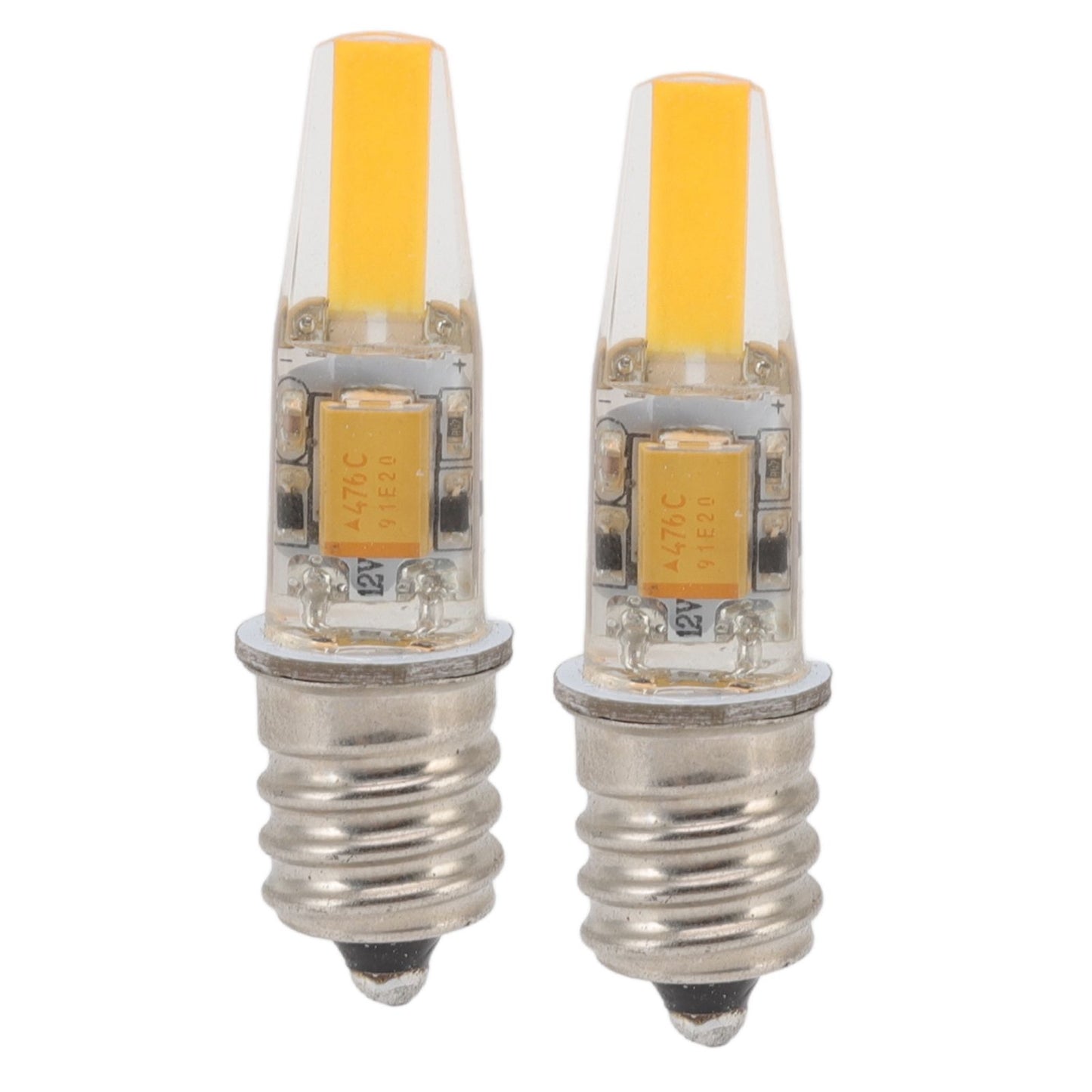 2pcs 2W 12V E12 LED Bulb Energy Saving Power Saving Candelabra Bulb Warm Light Light Bulb V1294-YM0521-3119220181111