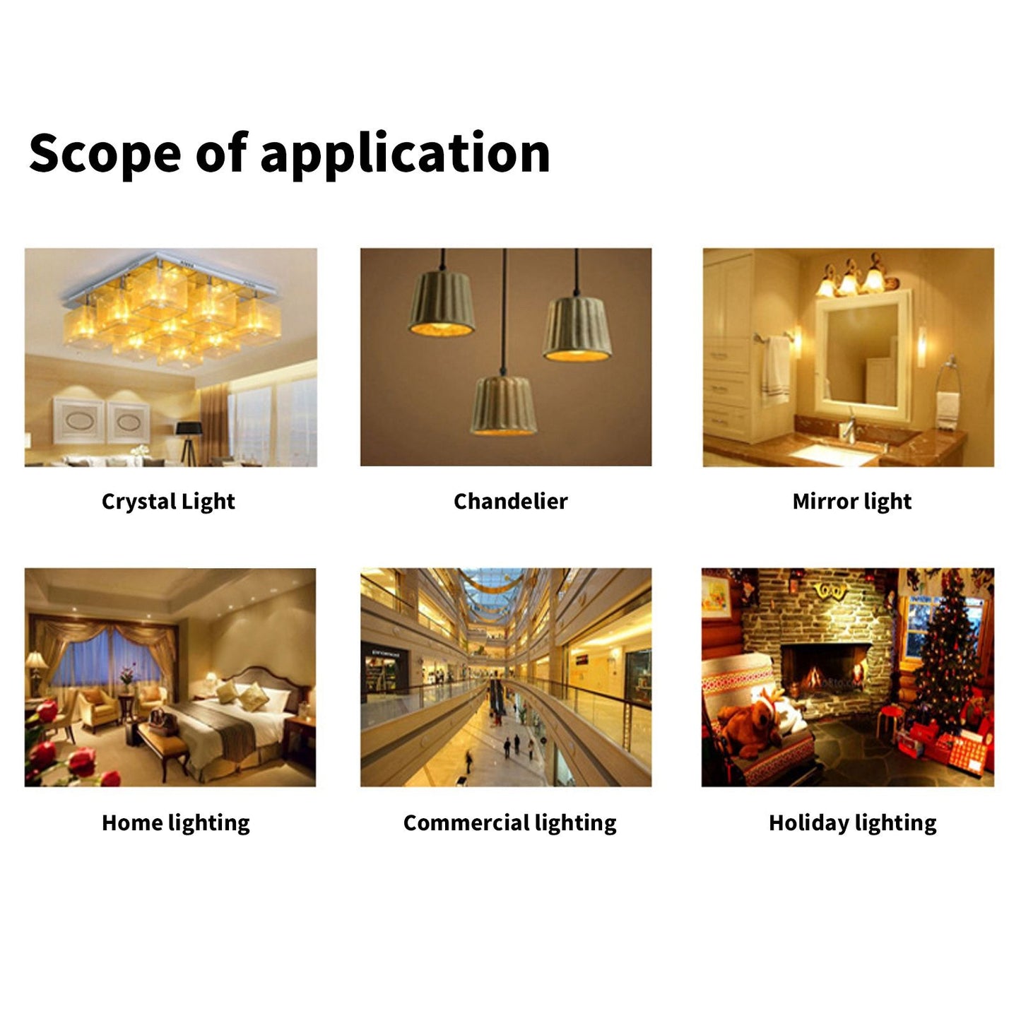 2pcs 2W 12V E12 LED Bulb Energy Saving Power Saving Candelabra Bulb Warm Light Light Bulb V1294-YM0521-3119220181111