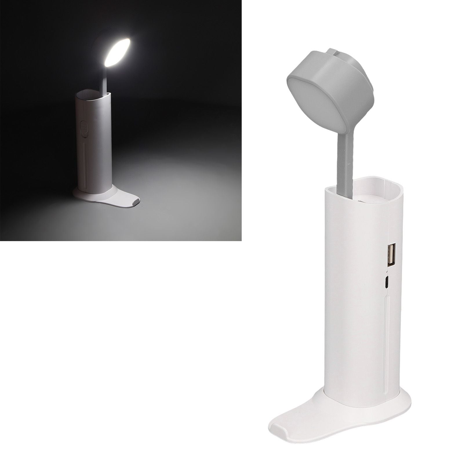 Desk Lamp Portable Eye Protection Mini Flashlight Reading Desk Light with USB Charging for Bedroom Outdoor V1294-YM0521-3119220181912