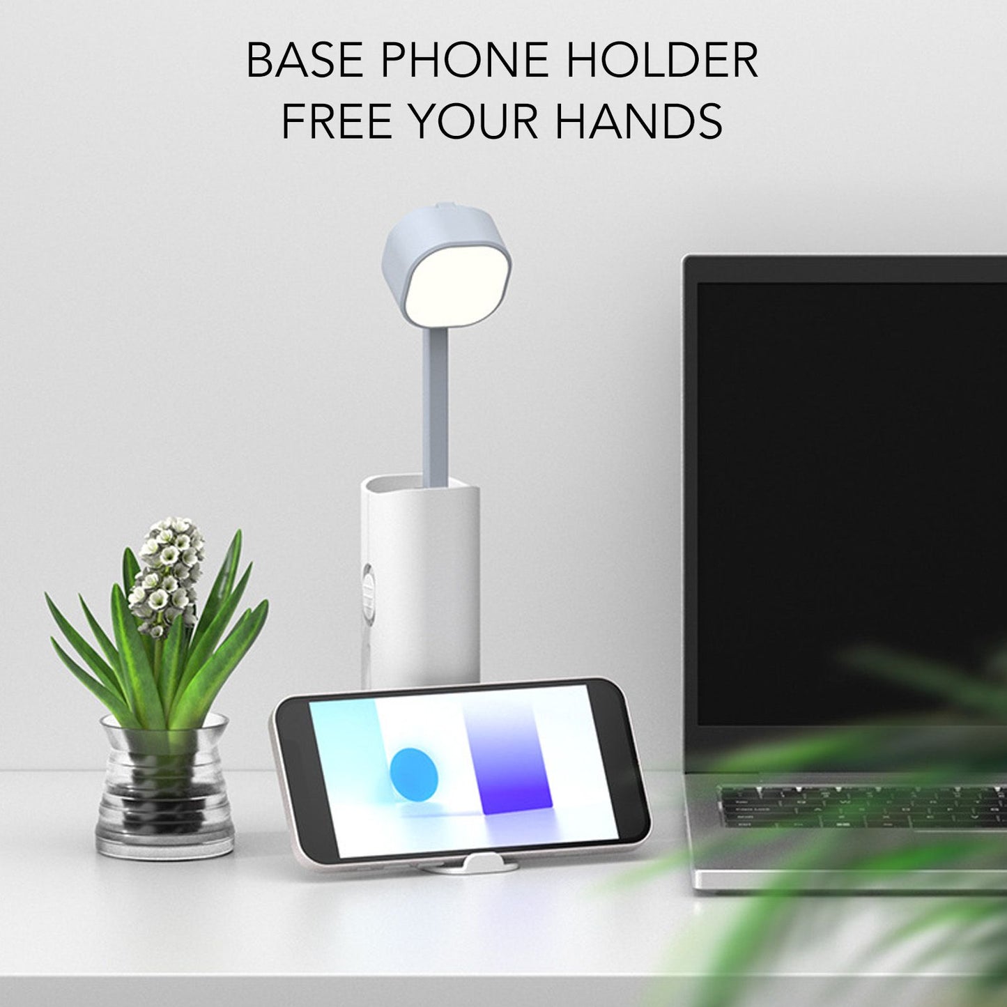 Desk Lamp Portable Eye Protection Mini Flashlight Reading Desk Light with USB Charging for Bedroom Outdoor V1294-YM0521-3119220181912