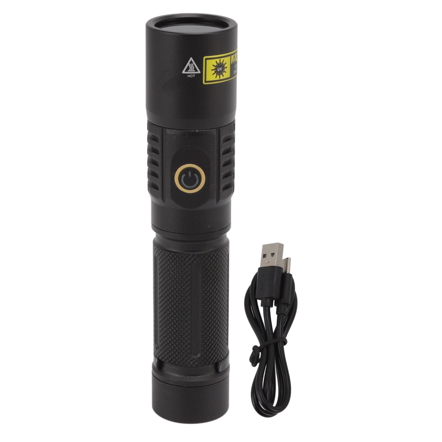 Portable 365nm UV Flashlight LED Black Light Torch for Pet Urine Detection Mineral Resin Solidified Scorpion V1294-YM0521-3119220183111