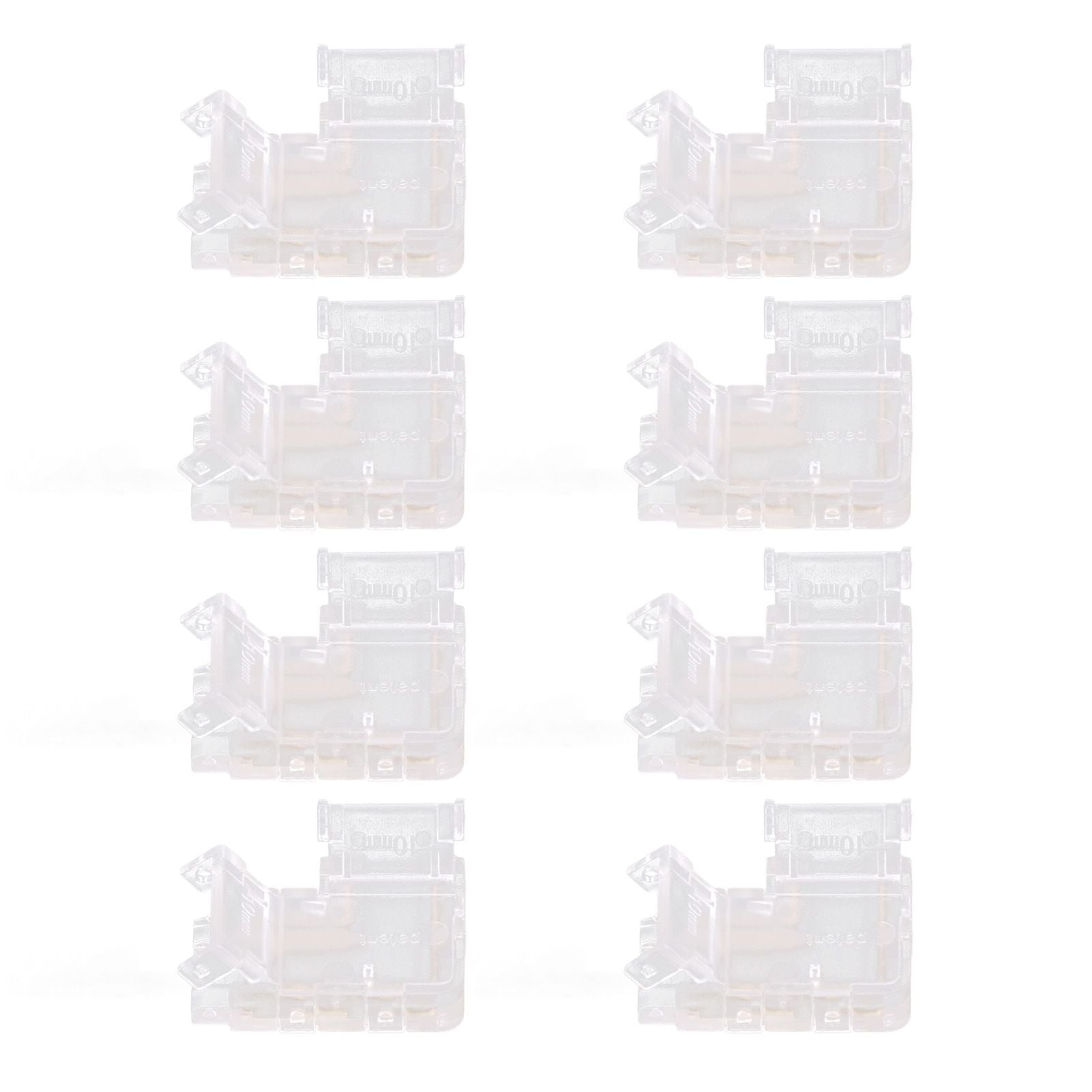 Strip Light Connector 2 Pin Solderless L Shape Seamless Terminal Extension Corner Connector for 10mm COB LED V1294-YM0521-3119220184911