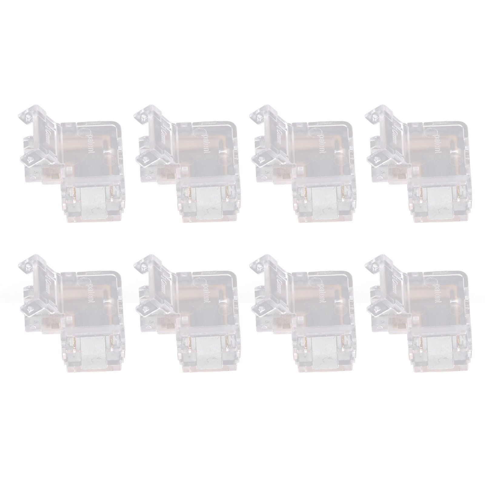 Strip Light Connector 2 Pin Solderless L Shape Seamless Terminal Extension Corner Connector for 10mm COB LED V1294-YM0521-3119220184911