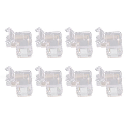 Strip Light Connector 2 Pin Solderless L Shape Seamless Terminal Extension Corner Connector for 10mm COB LED V1294-YM0521-3119220184911