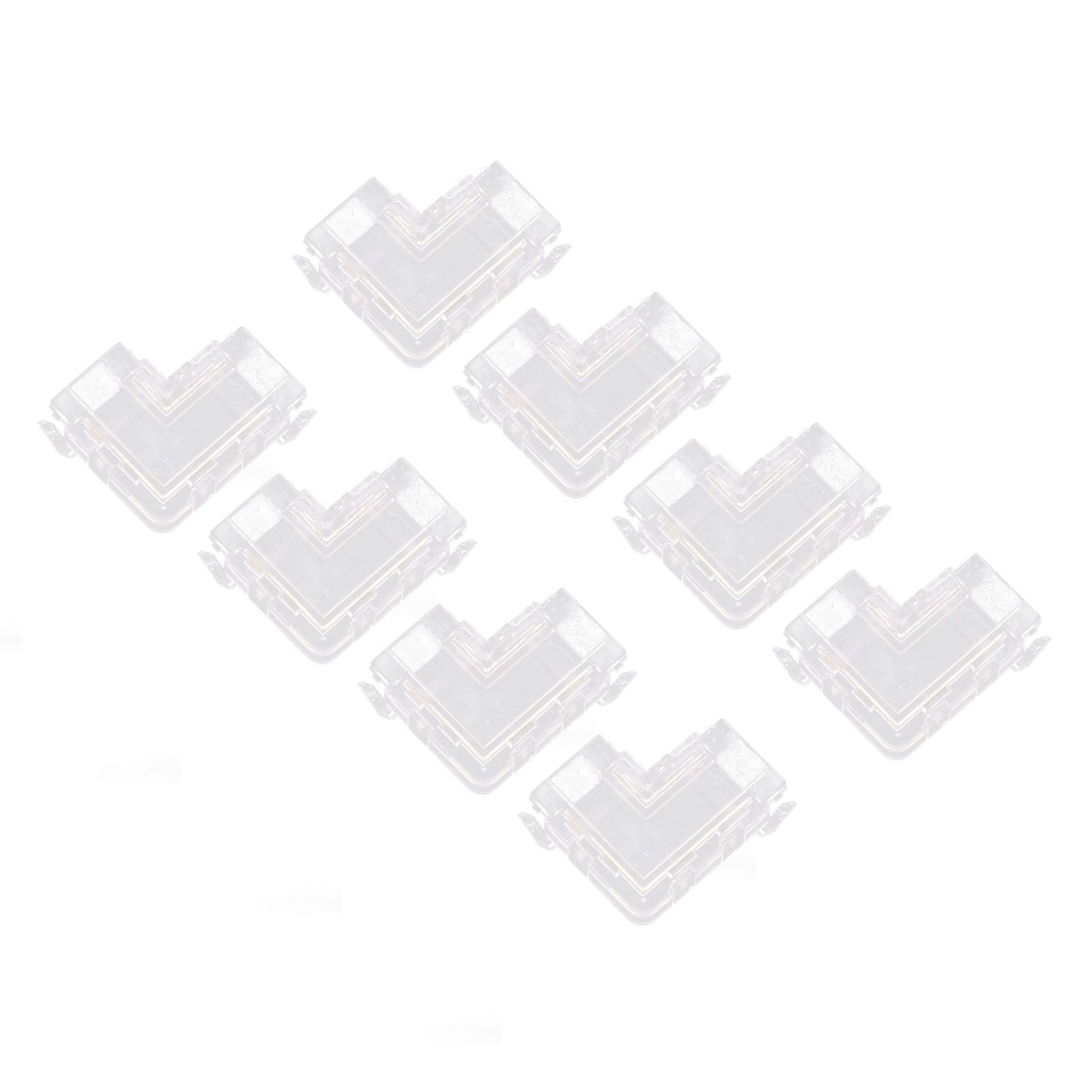 Strip Light Connector 2 Pin Solderless L Shape Seamless Terminal Extension Corner Connector for 10mm COB LED V1294-YM0521-3119220184911