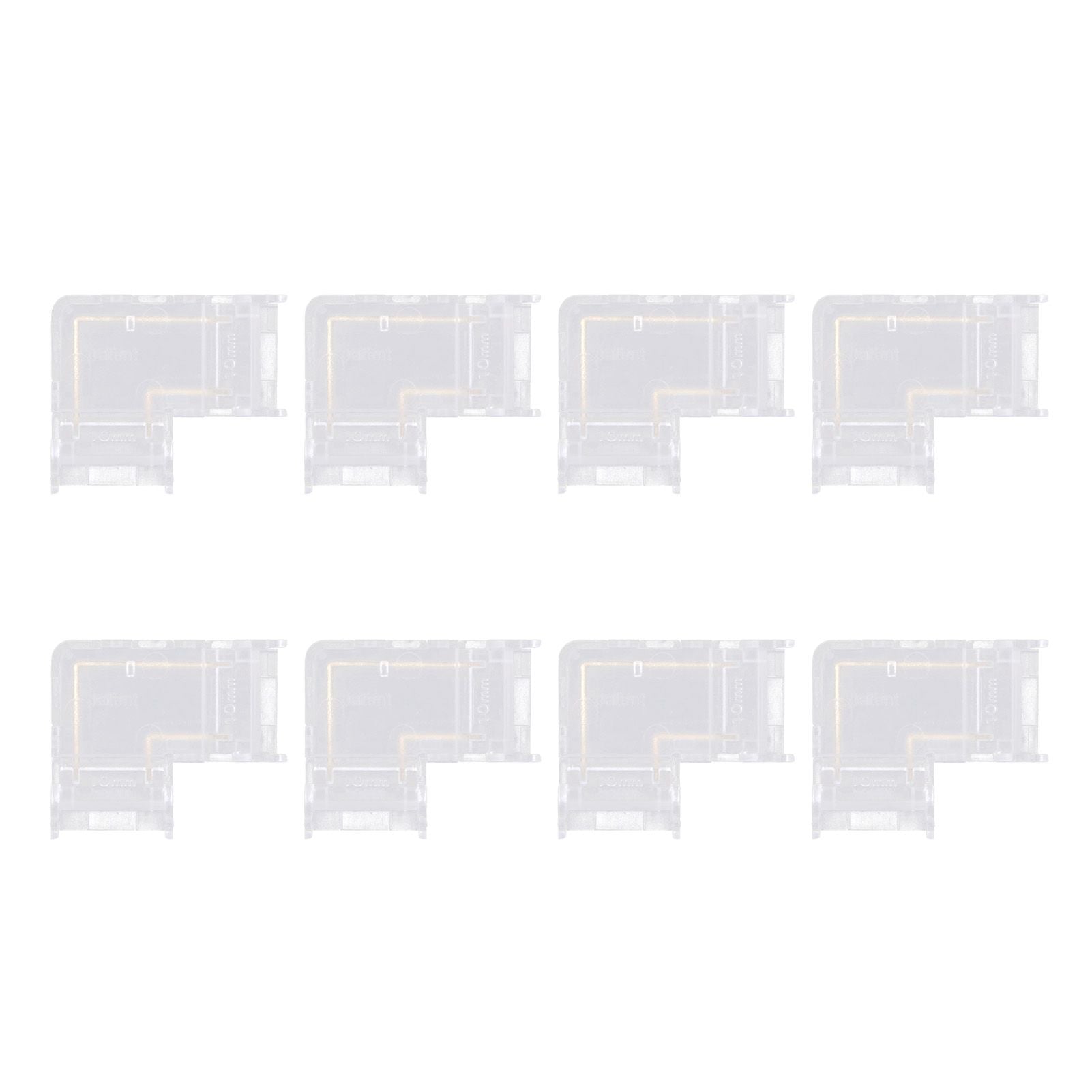 Strip Light Connector 2 Pin Solderless L Shape Seamless Terminal Extension Corner Connector for 10mm COB LED V1294-YM0521-3119220184911