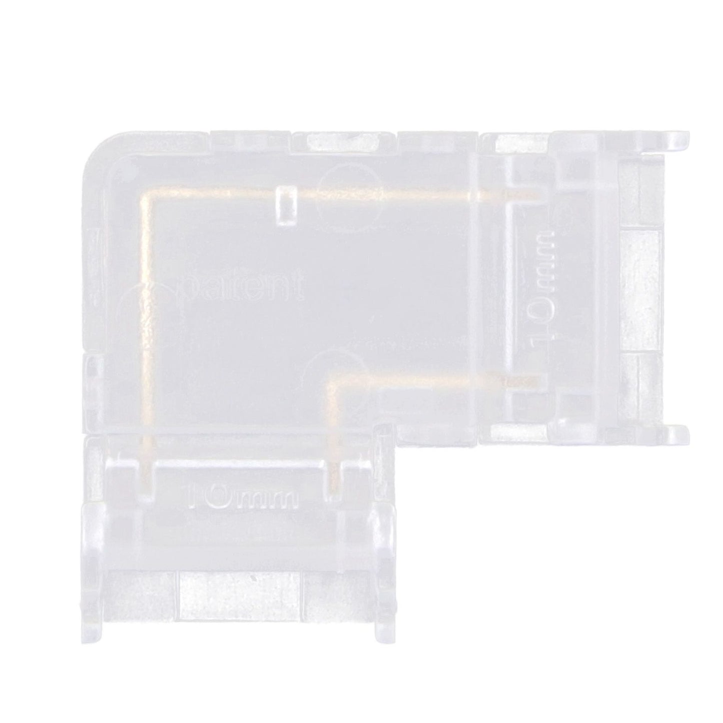 Strip Light Connector 2 Pin Solderless L Shape Seamless Terminal Extension Corner Connector for 10mm COB LED V1294-YM0521-3119220184911