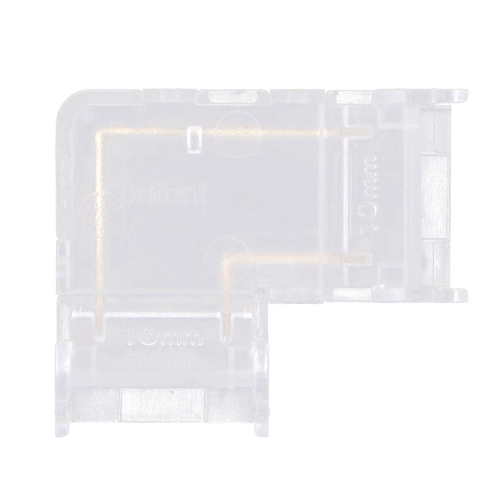 Strip Light Connector 2 Pin Solderless L Shape Seamless Terminal Extension Corner Connector for 10mm COB LED V1294-YM0521-3119220184911