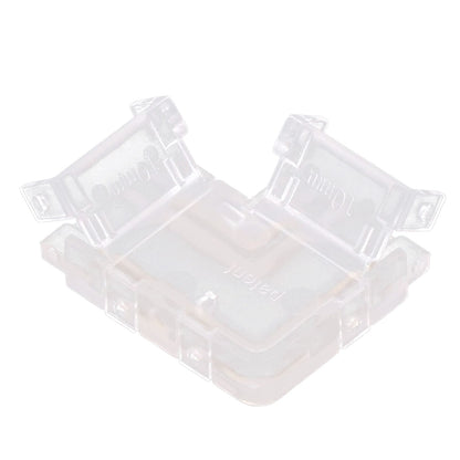 Strip Light Connector 2 Pin Solderless L Shape Seamless Terminal Extension Corner Connector for 10mm COB LED V1294-YM0521-3119220184911