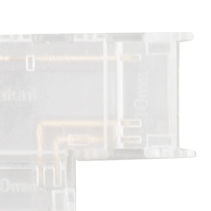 8pcs LED Strip Light Connector Professional Transparent 3Pin L Shaped COB Connector for COB LED Strip Light V1294-YM0521-3119220185011