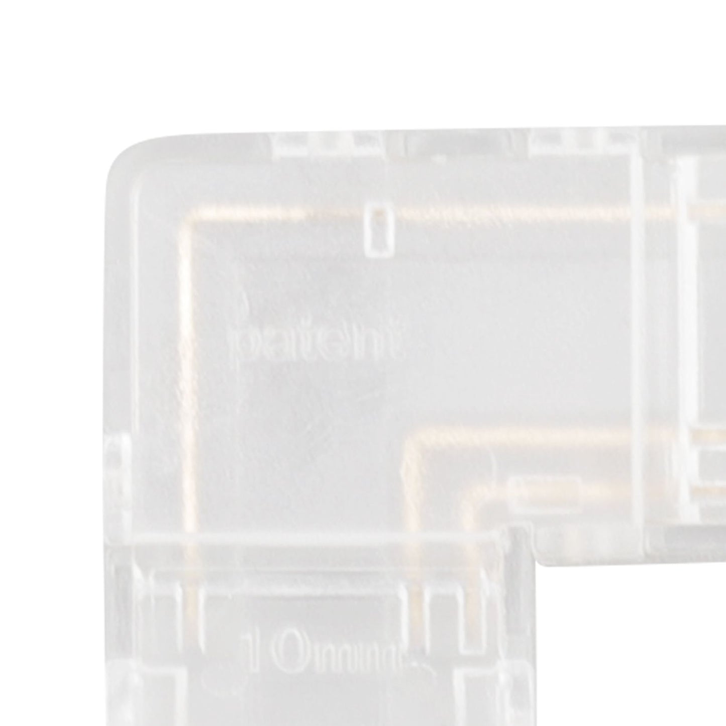 8pcs LED Strip Light Connector Professional Transparent 3Pin L Shaped COB Connector for COB LED Strip Light V1294-YM0521-3119220185011