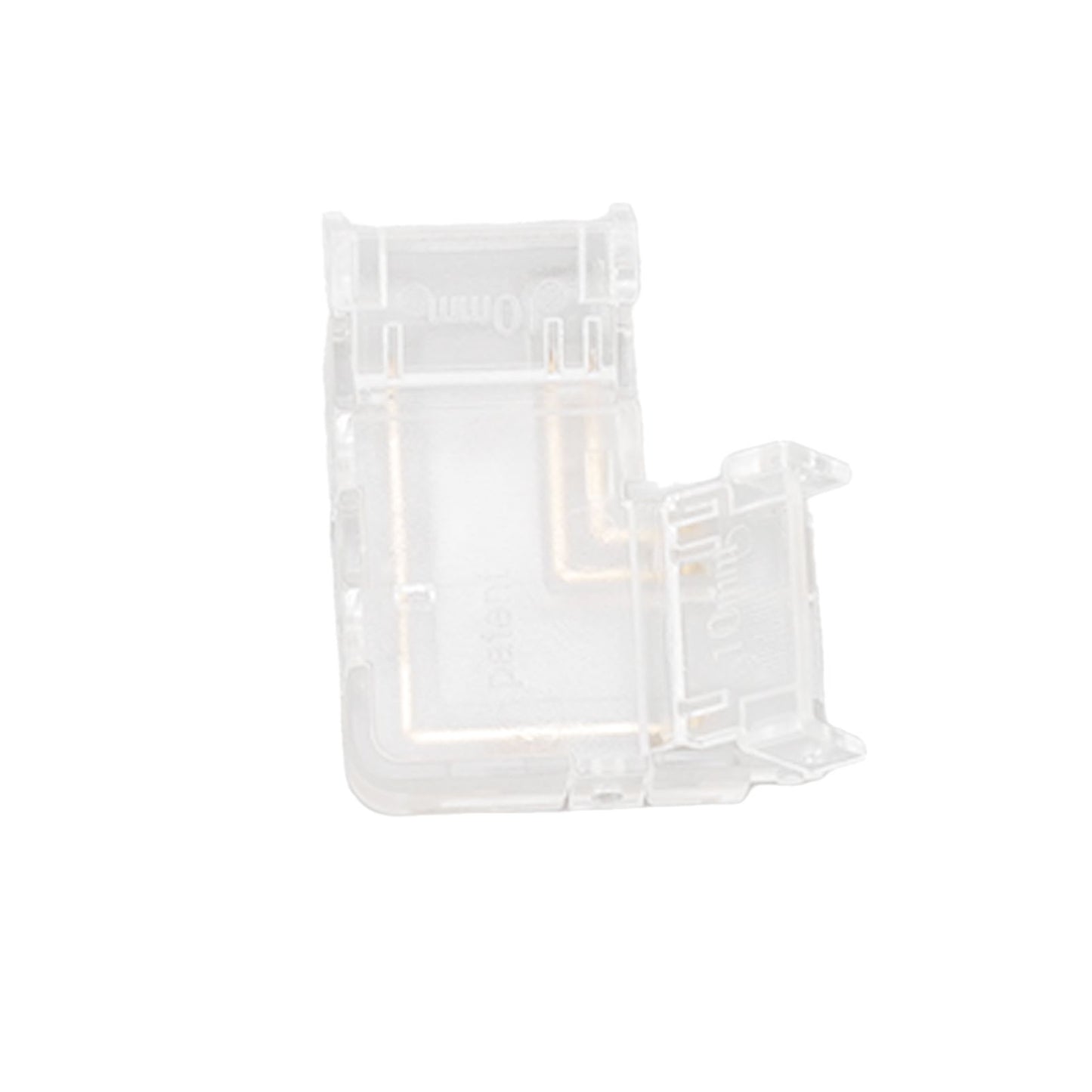 8pcs LED Strip Light Connector Professional Transparent 3Pin L Shaped COB Connector for COB LED Strip Light V1294-YM0521-3119220185011