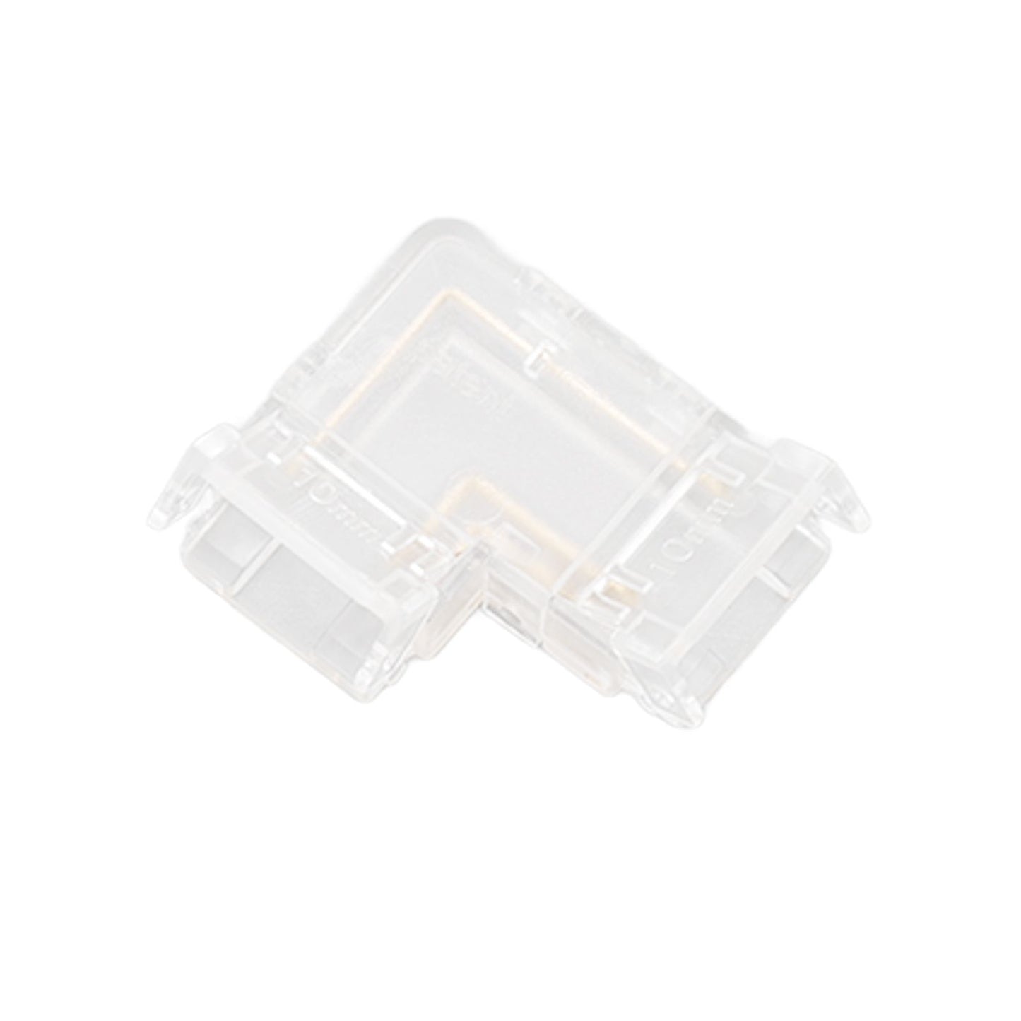 8pcs LED Strip Light Connector Professional Transparent 3Pin L Shaped COB Connector for COB LED Strip Light V1294-YM0521-3119220185011