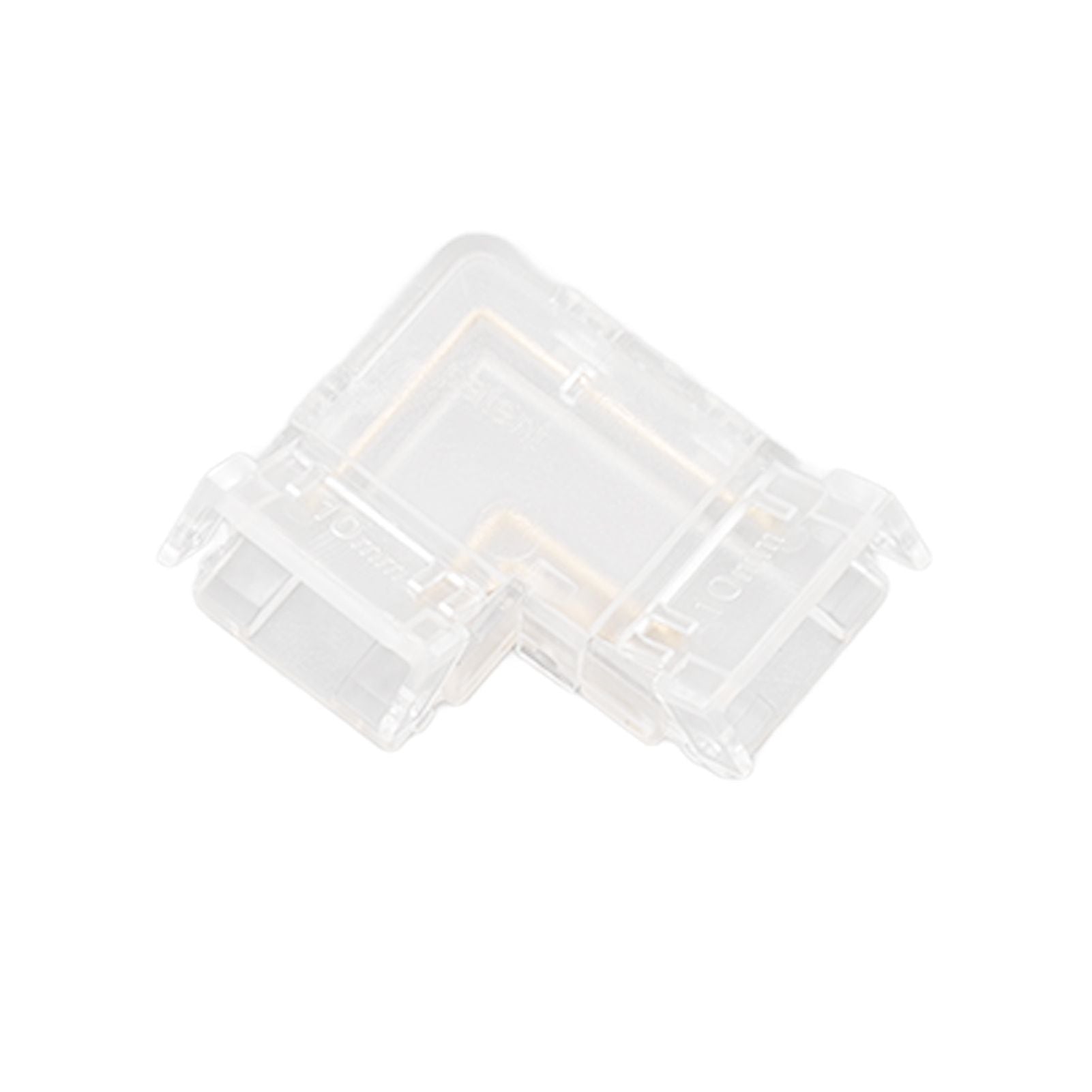 8pcs LED Strip Light Connector Professional Transparent 3Pin L Shaped COB Connector for COB LED Strip Light V1294-YM0521-3119220185011
