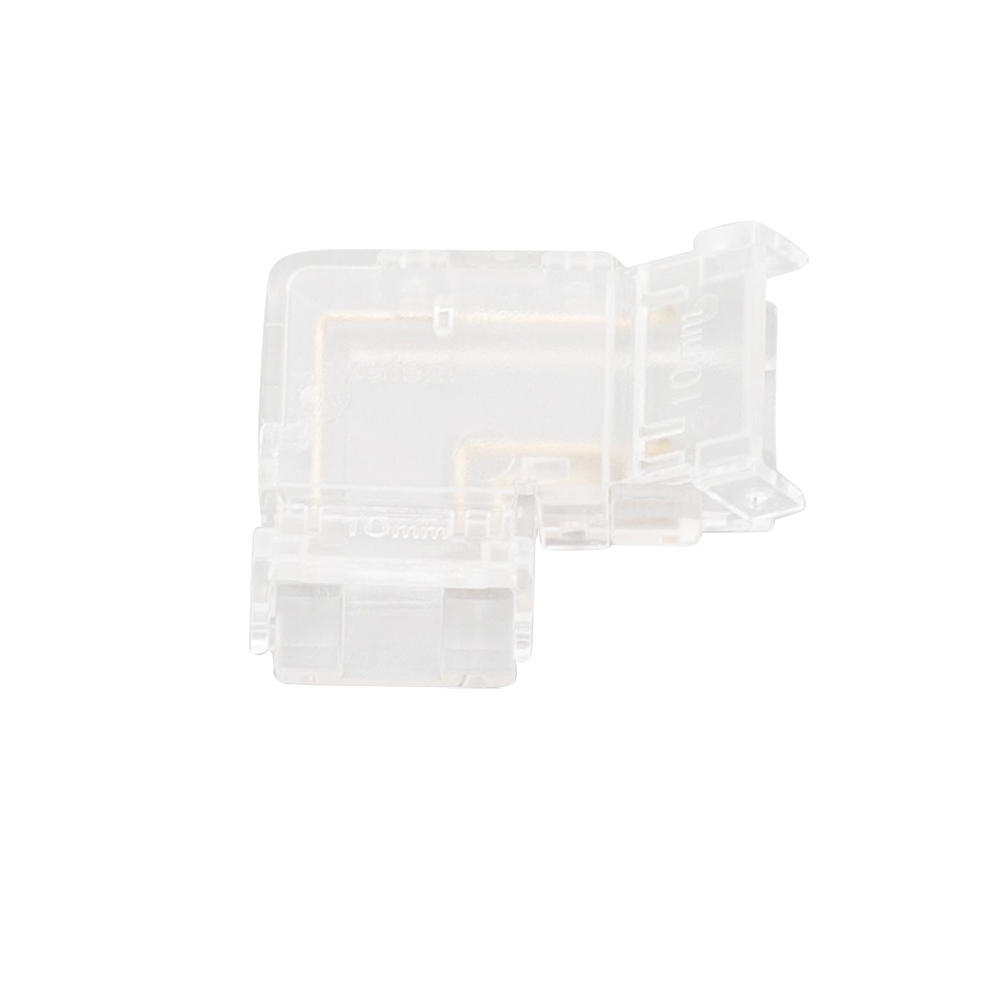 8pcs LED Strip Light Connector Professional Transparent 3Pin L Shaped COB Connector for COB LED Strip Light V1294-YM0521-3119220185011