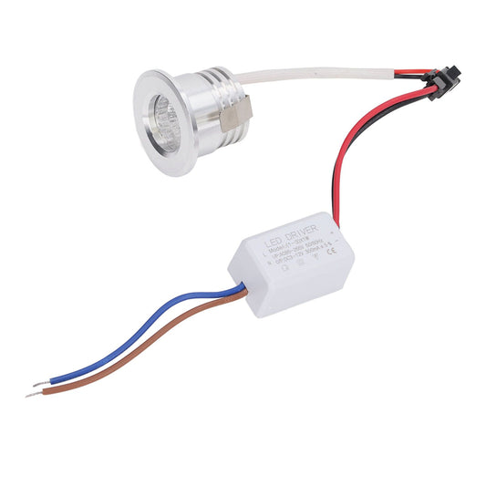 Mini Recessed COB Spotlight Stable Heat Dissipation LED Recessed Ceiling Spotlight 3W Silver Lamp Body V1294-YM0521-3119220191113