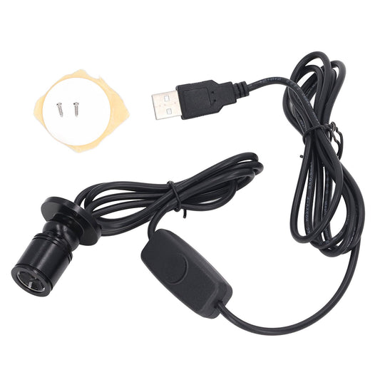 5V Mini Spot Lights Bright USB Dimmable LED Spotlight with 6.6ft Cable for Showcase Jewelry Cabinet Porch V1294-YM0521-3119220191311