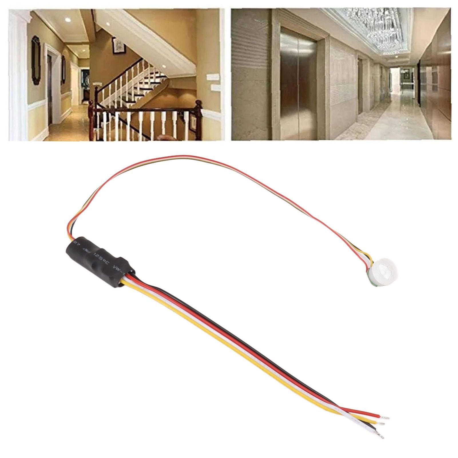 PIR Motion Sensor Smart Detection 120 Degree Sensing Angles Mini Infrared Sensor Detector for LED Lights V1294-YM0521-3119230000811