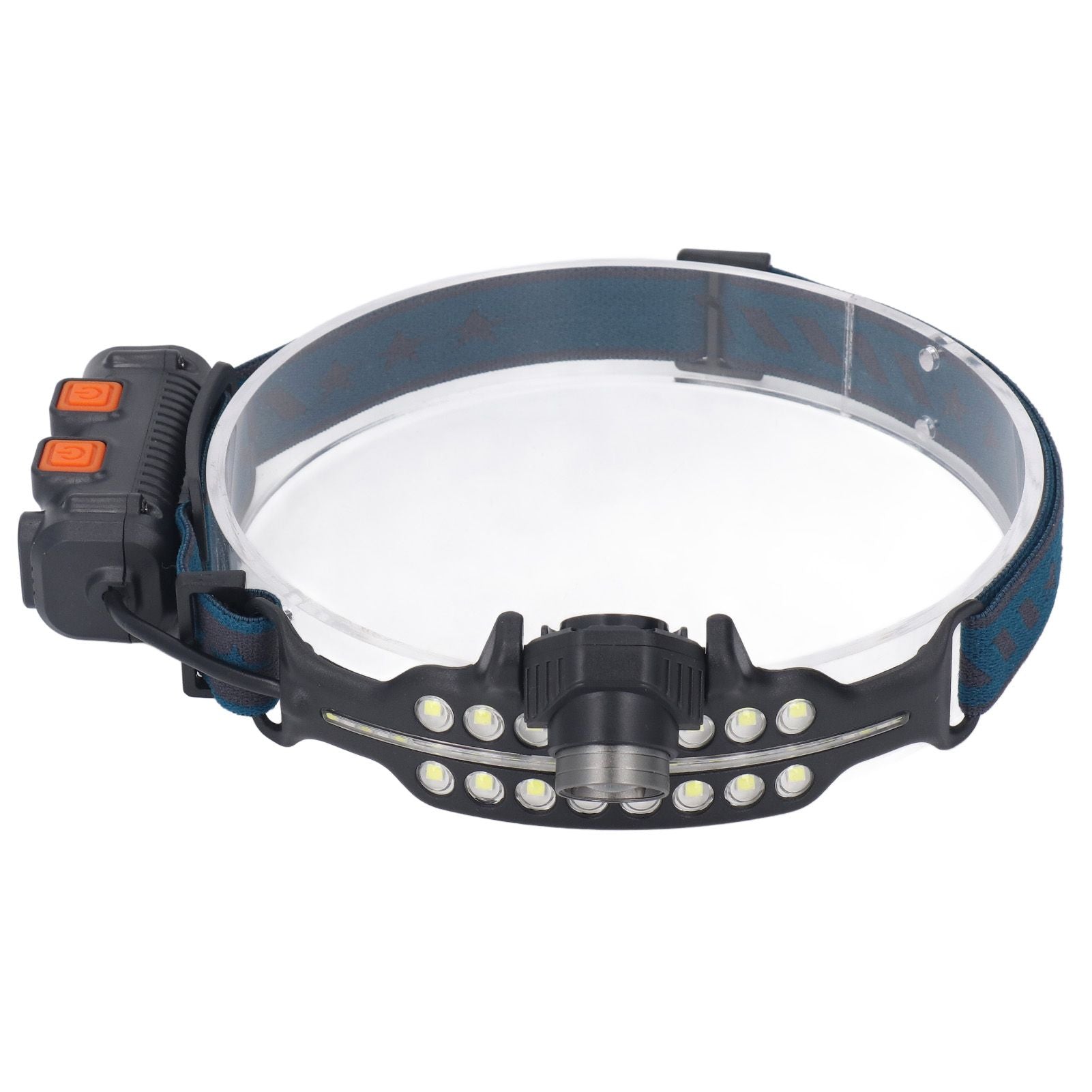 LED Headlamp Induction Type C Charging Red LED Warning Adjustable Head Flashlight for Work Camping V1294-YM0521-3119230003511
