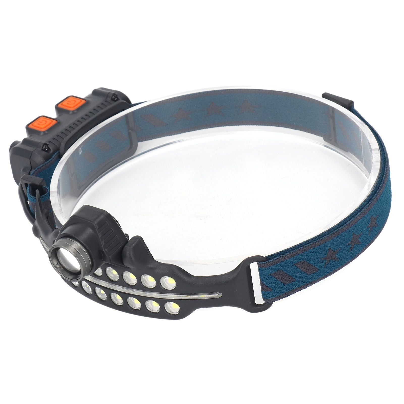 LED Headlamp Induction Type C Charging Red LED Warning Adjustable Head Flashlight for Work Camping V1294-YM0521-3119230003511