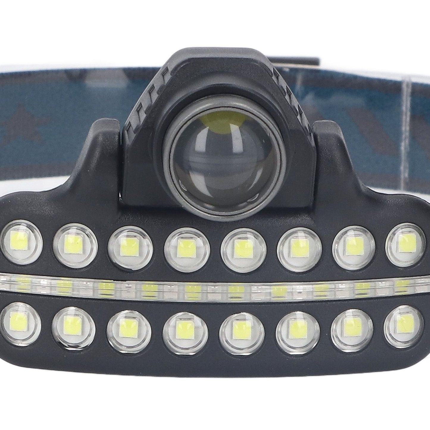 LED Headlamp Induction Type C Charging Red LED Warning Adjustable Head Flashlight for Work Camping V1294-YM0521-3119230003511