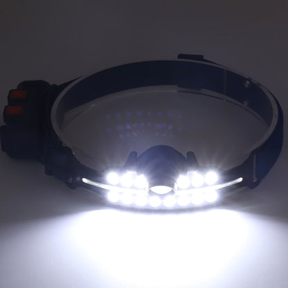 LED Headlamp Induction Type C Charging Red LED Warning Adjustable Head Flashlight for Work Camping V1294-YM0521-3119230003511