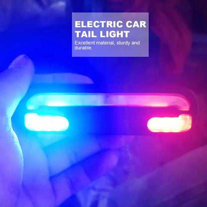 Electric Bike Taillight LED ABS Night Tail Light Brake Signal Light 36-60V for Riding V1294-YM0521-3119230006311