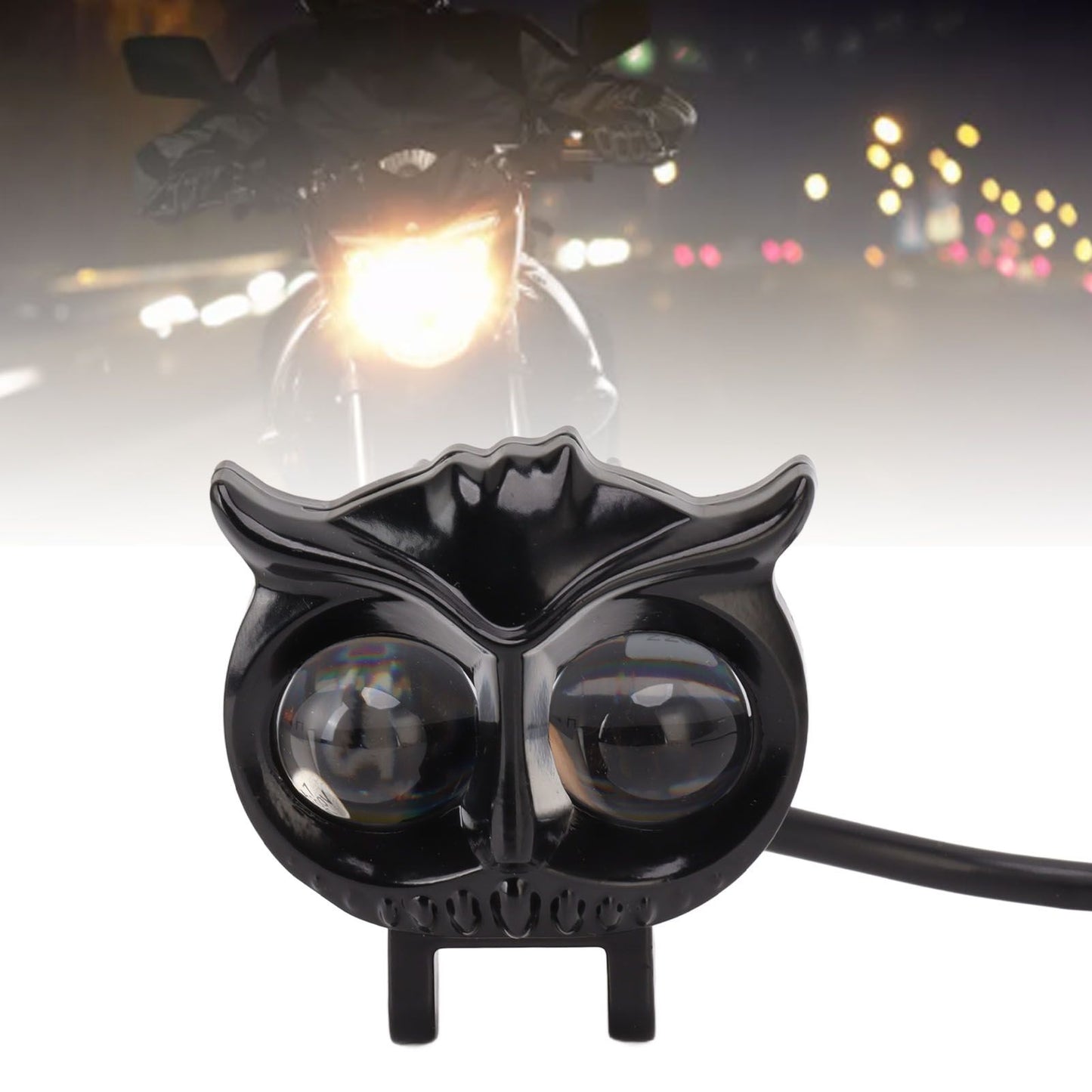 Motorcycle Driving Fog Lights Bird Shape 2000LM IP67 Waterproof Motorcycle LED Headlight for 12-80V Motorbikes V1294-YM0521-3119230007111