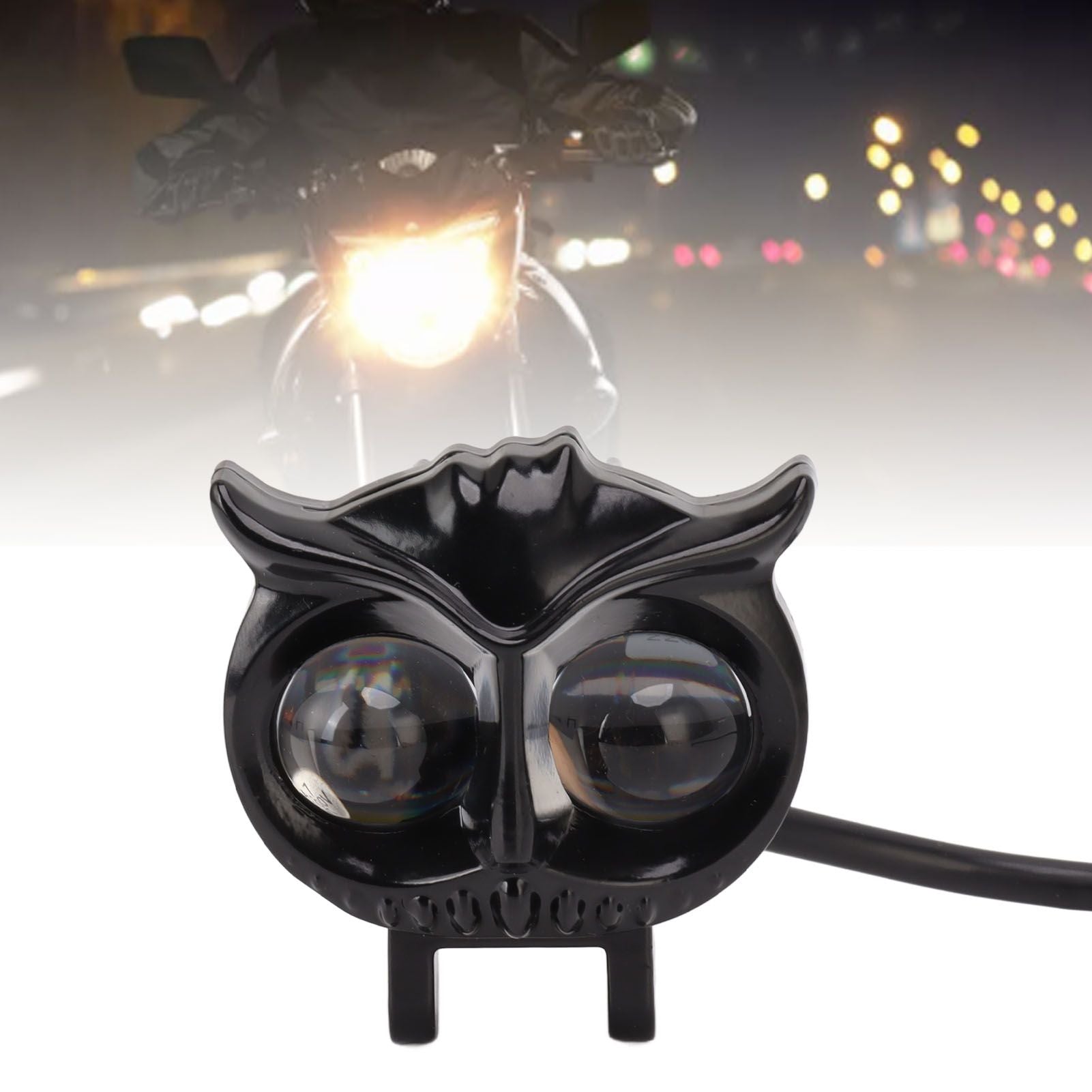 Motorcycle Driving Fog Lights Bird Shape 2000LM IP67 Waterproof Motorcycle LED Headlight for 12-80V Motorbikes V1294-YM0521-3119230007111