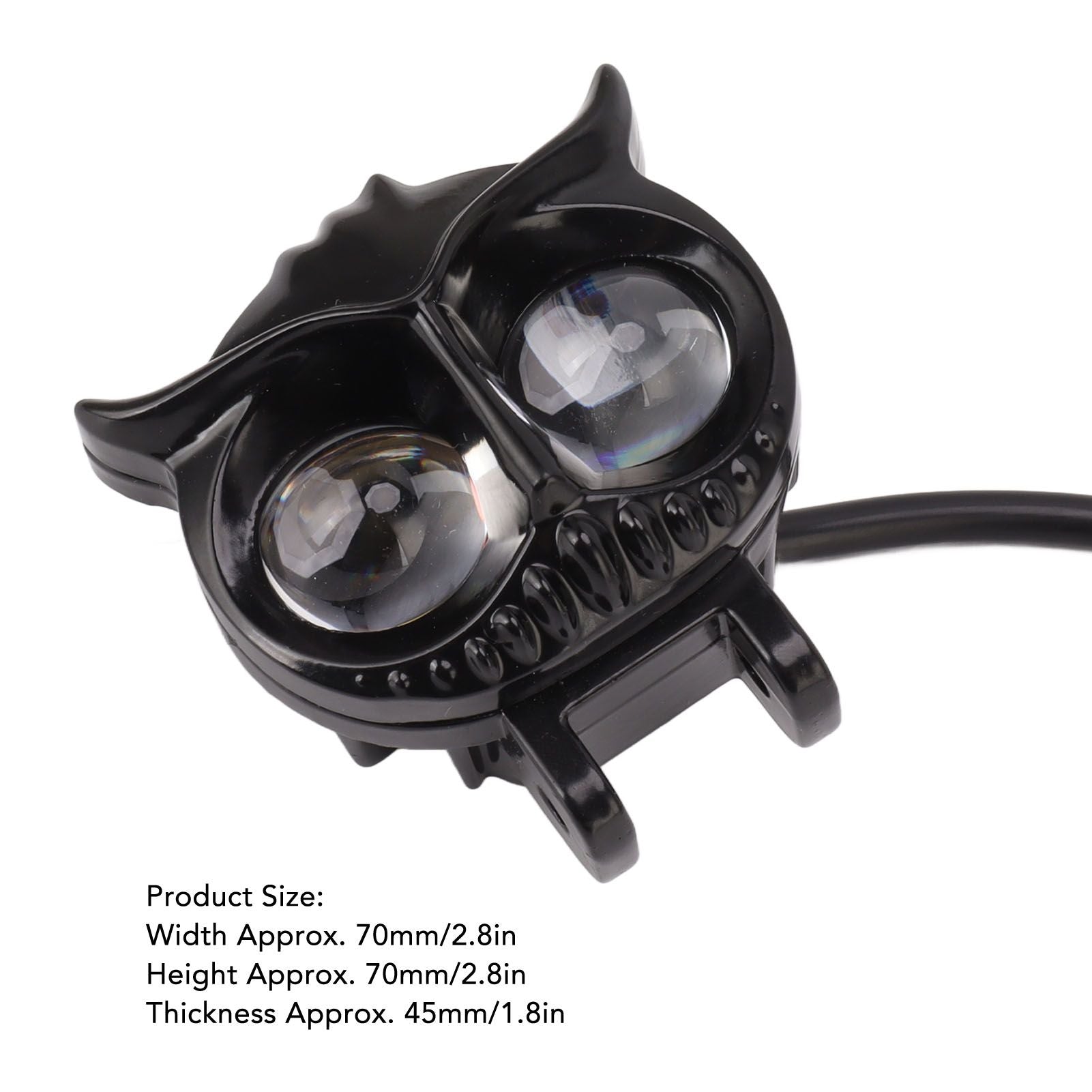 Motorcycle Driving Fog Lights Bird Shape 2000LM IP67 Waterproof Motorcycle LED Headlight for 12-80V Motorbikes V1294-YM0521-3119230007111