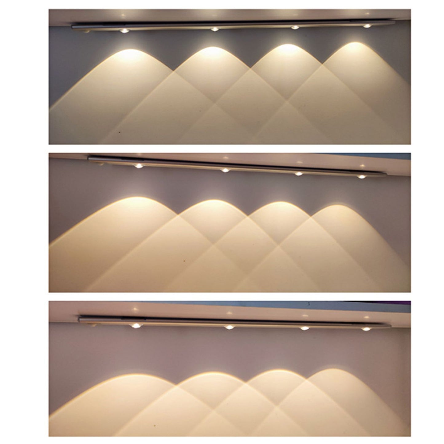 LED Closet Light Ultra Thin Intelligent Rechargeable Wireless LED Motion Sensor Light for Cabinet 40cm / V1294-YM0521-3119230007614