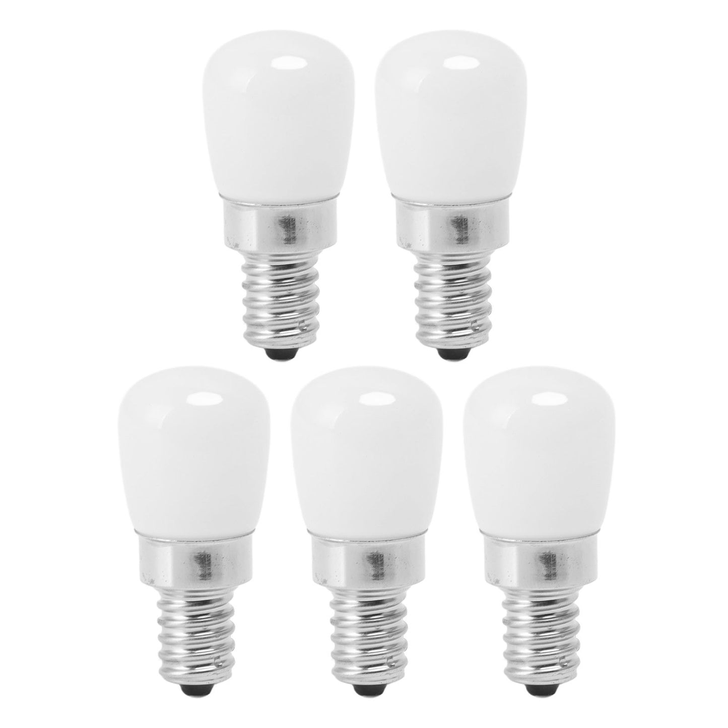5Pcs LED Refrigerator Light Bulb Fridge Lamp E12 for Freezer Home Lighting Energy Saving 120V White Light V1294-YM0521-3119230010011