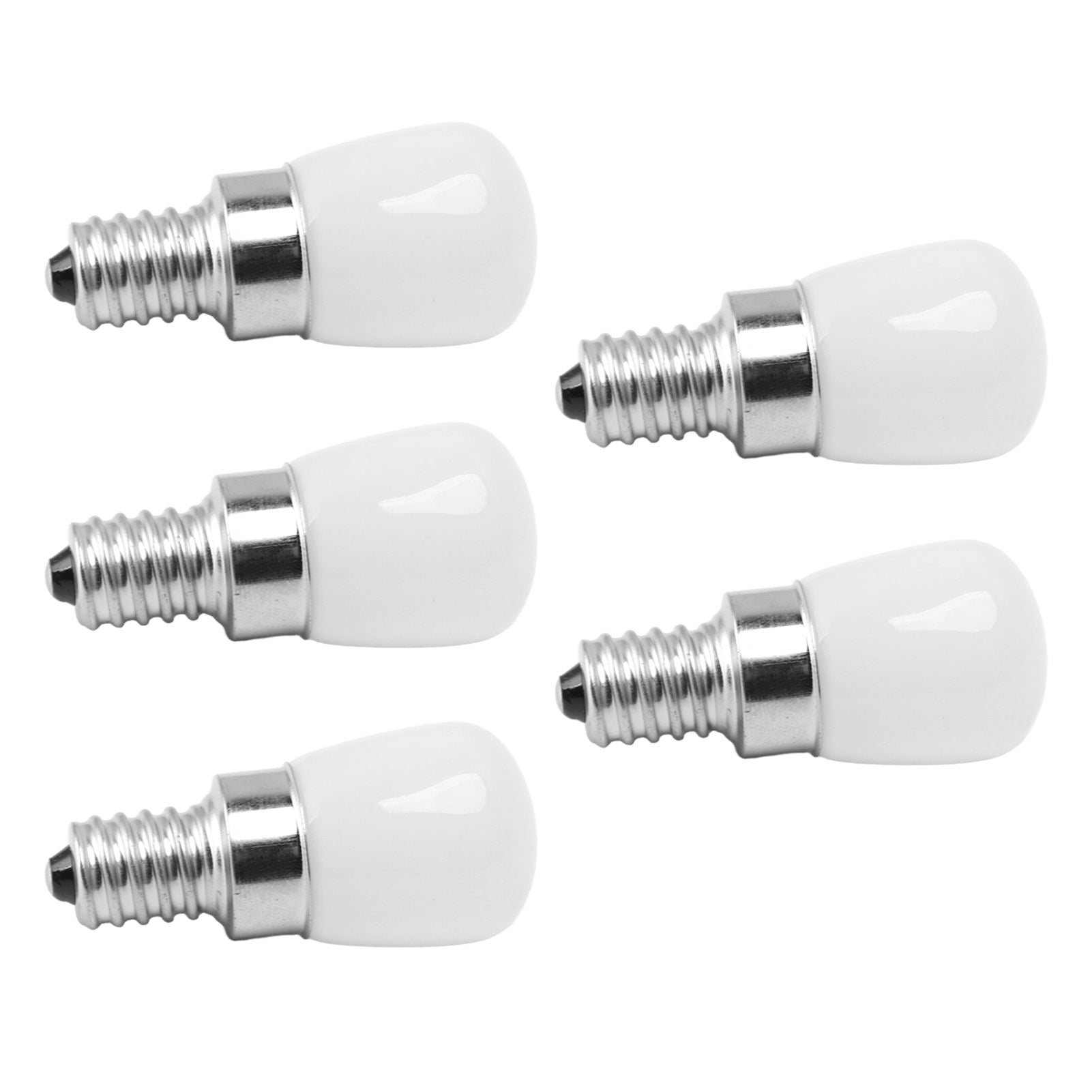5Pcs LED Refrigerator Light Bulb Fridge Lamp E12 for Freezer Home Lighting Energy Saving 120V White Light V1294-YM0521-3119230010011