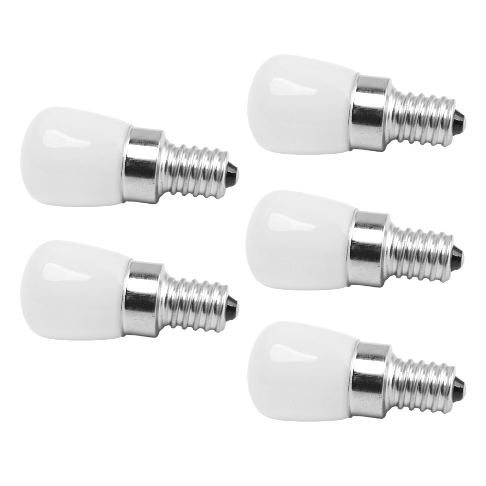 5Pcs LED Refrigerator Light Bulb Fridge Lamp E12 for Freezer Home Lighting Energy Saving 120V White Light V1294-YM0521-3119230010011