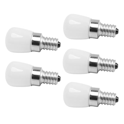5Pcs LED Refrigerator Light Bulb Fridge Lamp E12 for Freezer Home Lighting Energy Saving 120V White Light V1294-YM0521-3119230010011