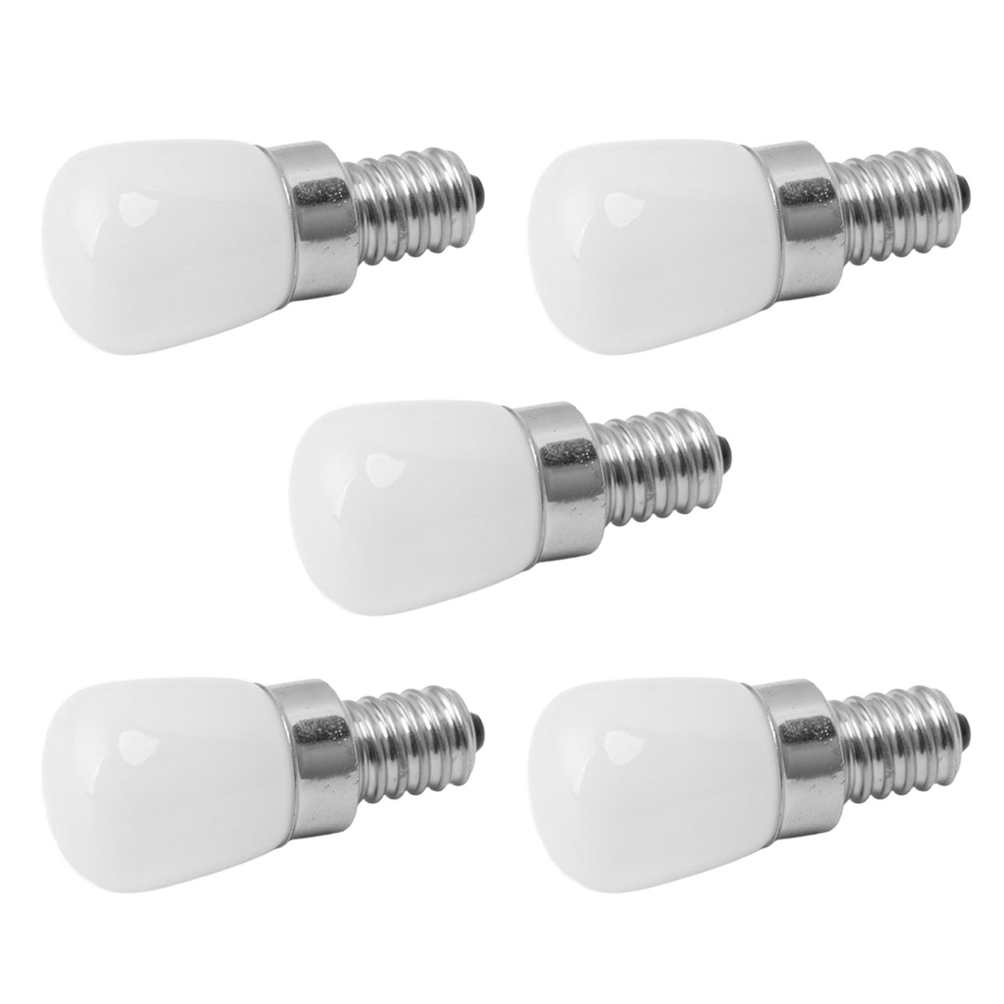 5Pcs LED Refrigerator Light Bulb Fridge Lamp E12 for Freezer Home Lighting Energy Saving 120V White Light V1294-YM0521-3119230010011