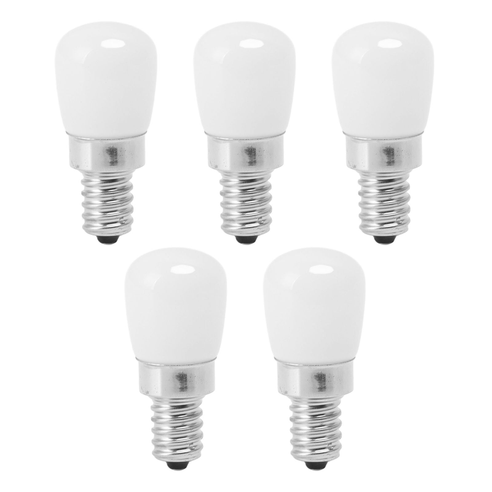 5Pcs LED Refrigerator Light Bulb Fridge Lamp E12 for Freezer Home Lighting Energy Saving 120V White Light V1294-YM0521-3119230010011