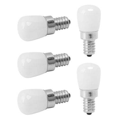 5Pcs LED Refrigerator Light Bulb Fridge Lamp E12 for Freezer Home Lighting Energy Saving 120V White Light V1294-YM0521-3119230010011