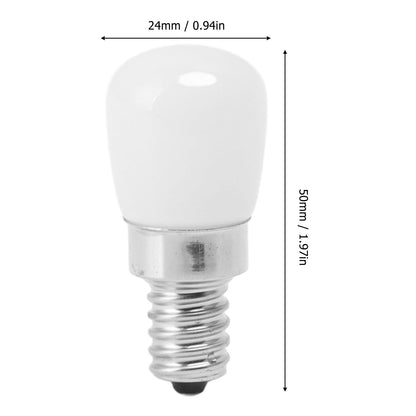 5Pcs LED Refrigerator Light Bulb Fridge Lamp E12 for Freezer Home Lighting Energy Saving 120V White Light V1294-YM0521-3119230010011