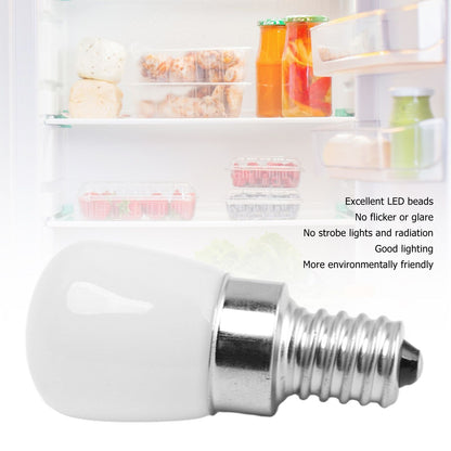 5Pcs LED Refrigerator Light Bulb Fridge Lamp E12 for Freezer Home Lighting Energy Saving 120V White Light V1294-YM0521-3119230010011