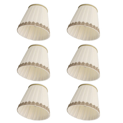 6PCS Candle Lamp Lampshade Clip On Fabrics Lampshades Set for Table Lamp Wall Lamp V1294-YM0521-3119230010611