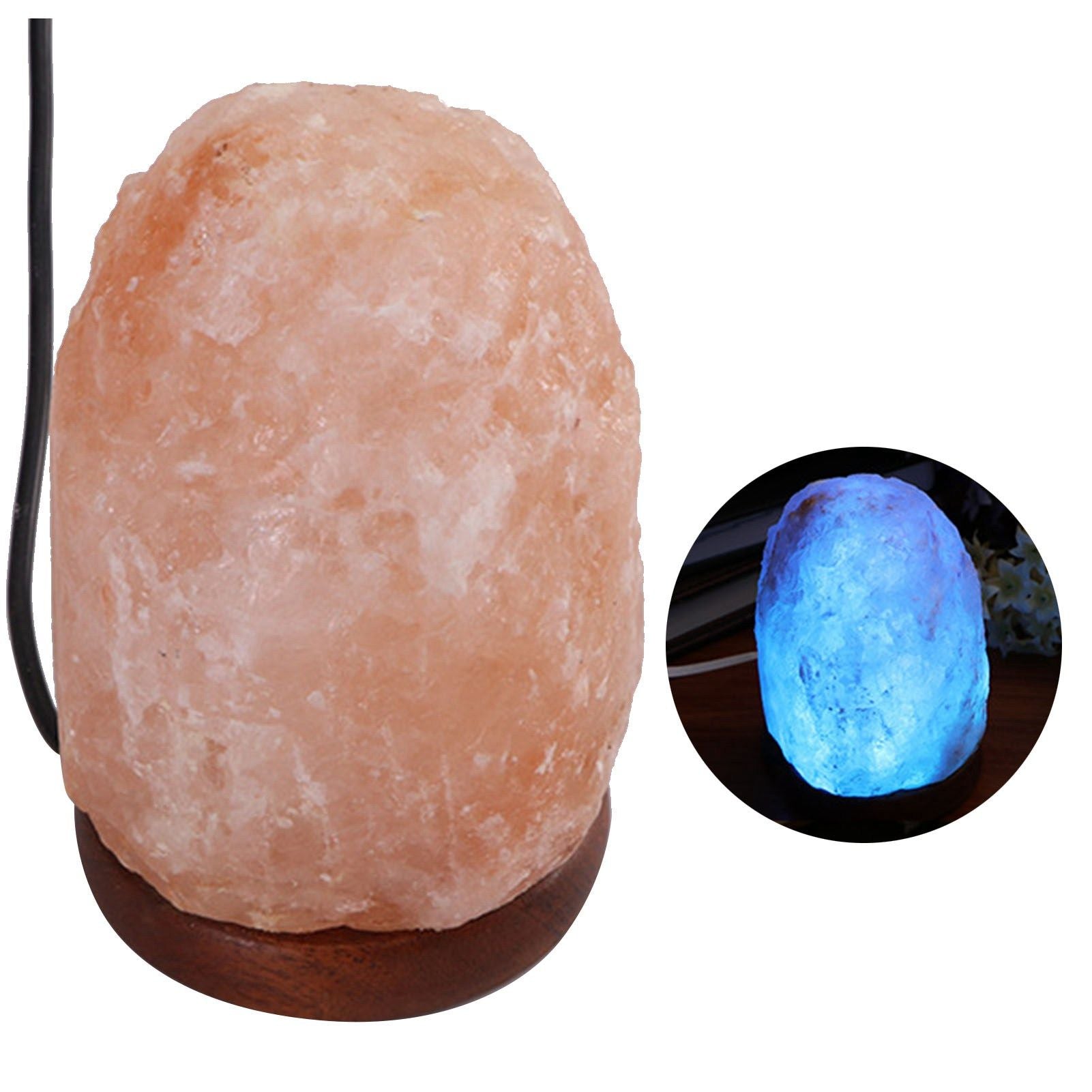 Himalayan Salt Lamp Colorful Changing LED Crystal Salt Lamp USB Power Natural Landscape Light V1294-YM0521-3119230011811