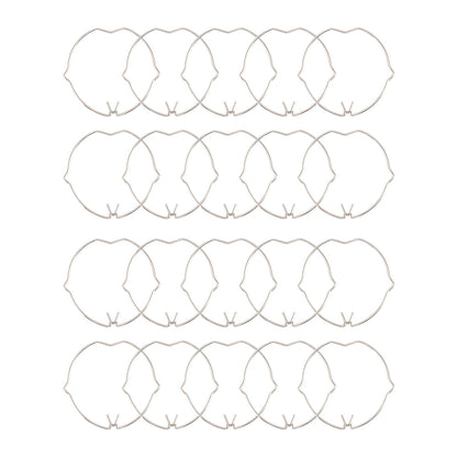 20PCS MR16 Downlight Retaining Spring Clips Smooth Surface Exquisite Craftsmanship for Spotlight V1294-YM0521-3119230015511