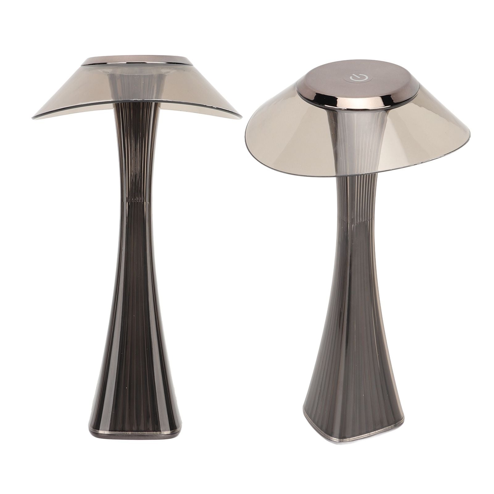 LED Table Lamp USB Charging Night Light 3 Lighting Mode with Touch Sensor for Home Room Smoky Grey V1294-YM0521-3119230018112